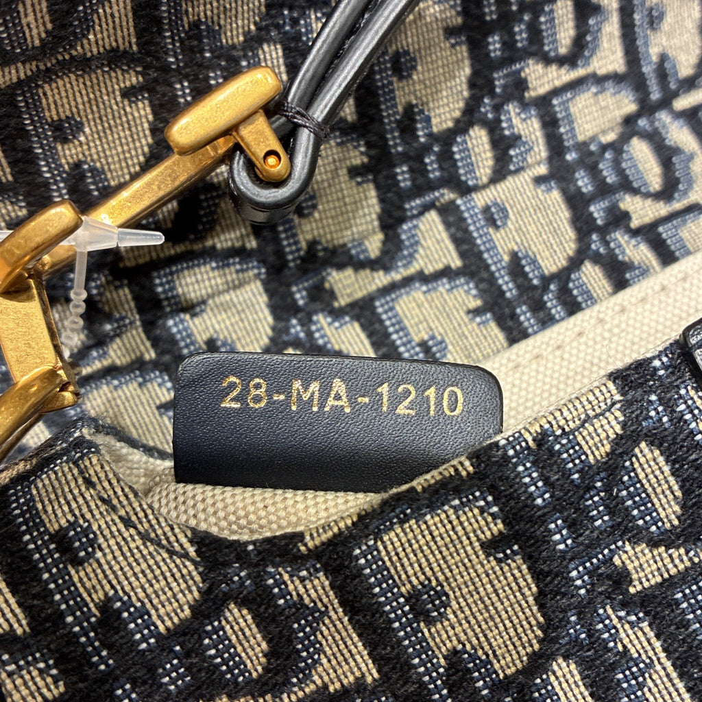 Saddle Handbag Oblique Canvas Mini