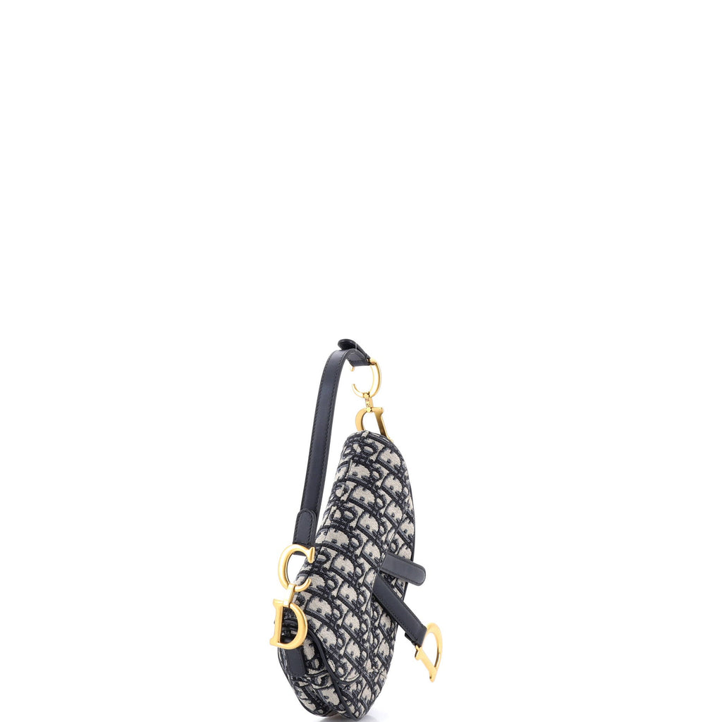 Saddle Handbag Oblique Canvas Mini