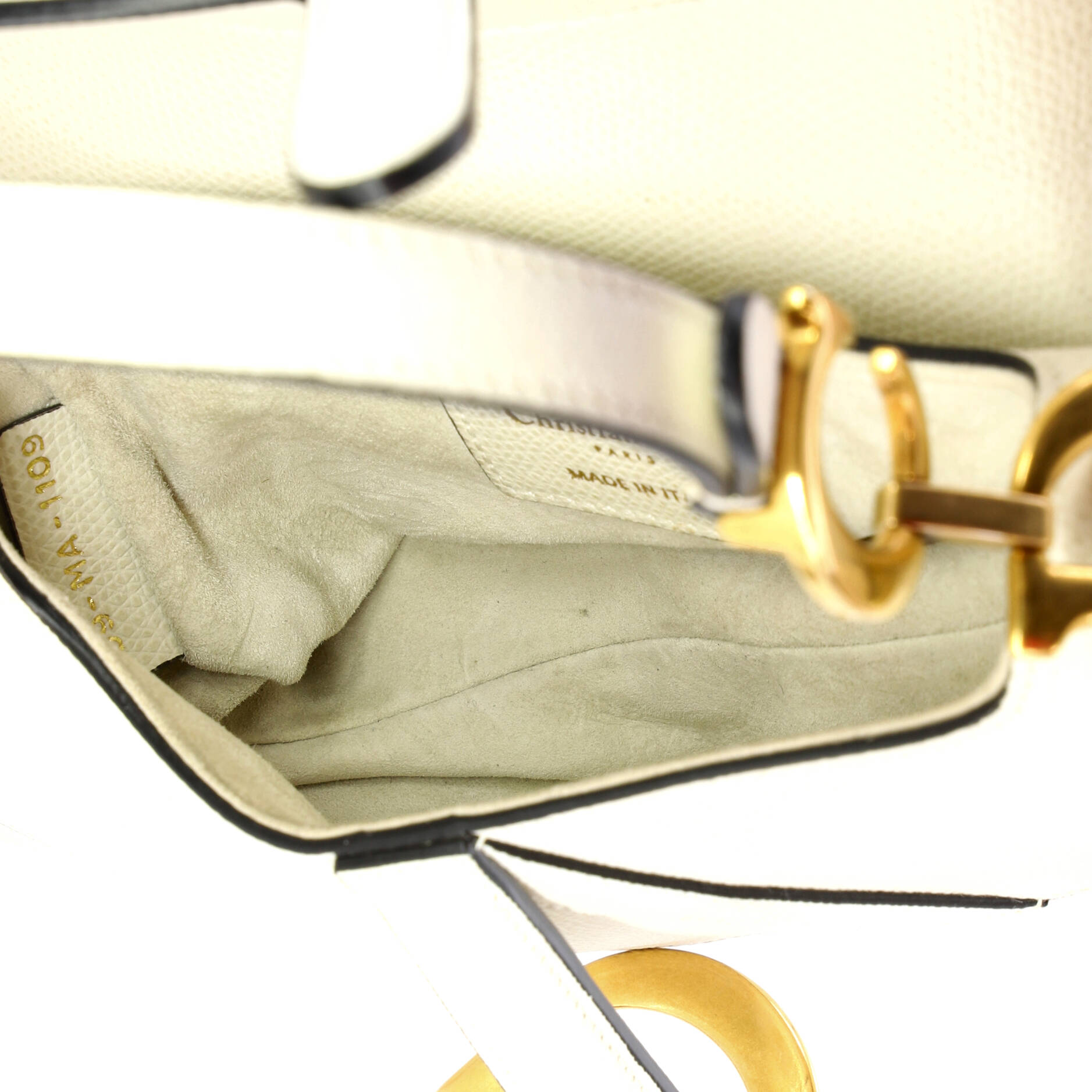 Saddle Handbag Leather Mini