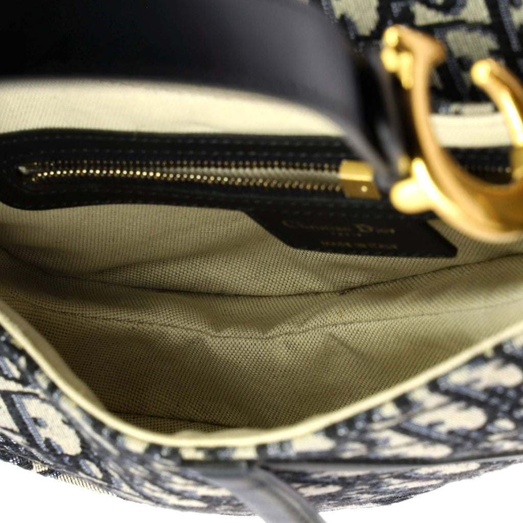 Saddle Handbag Oblique Canvas Medium