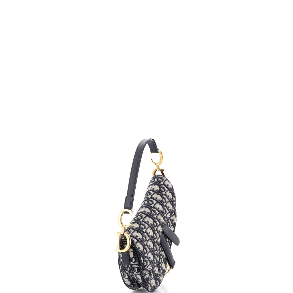 Saddle Handbag Oblique Canvas Mini