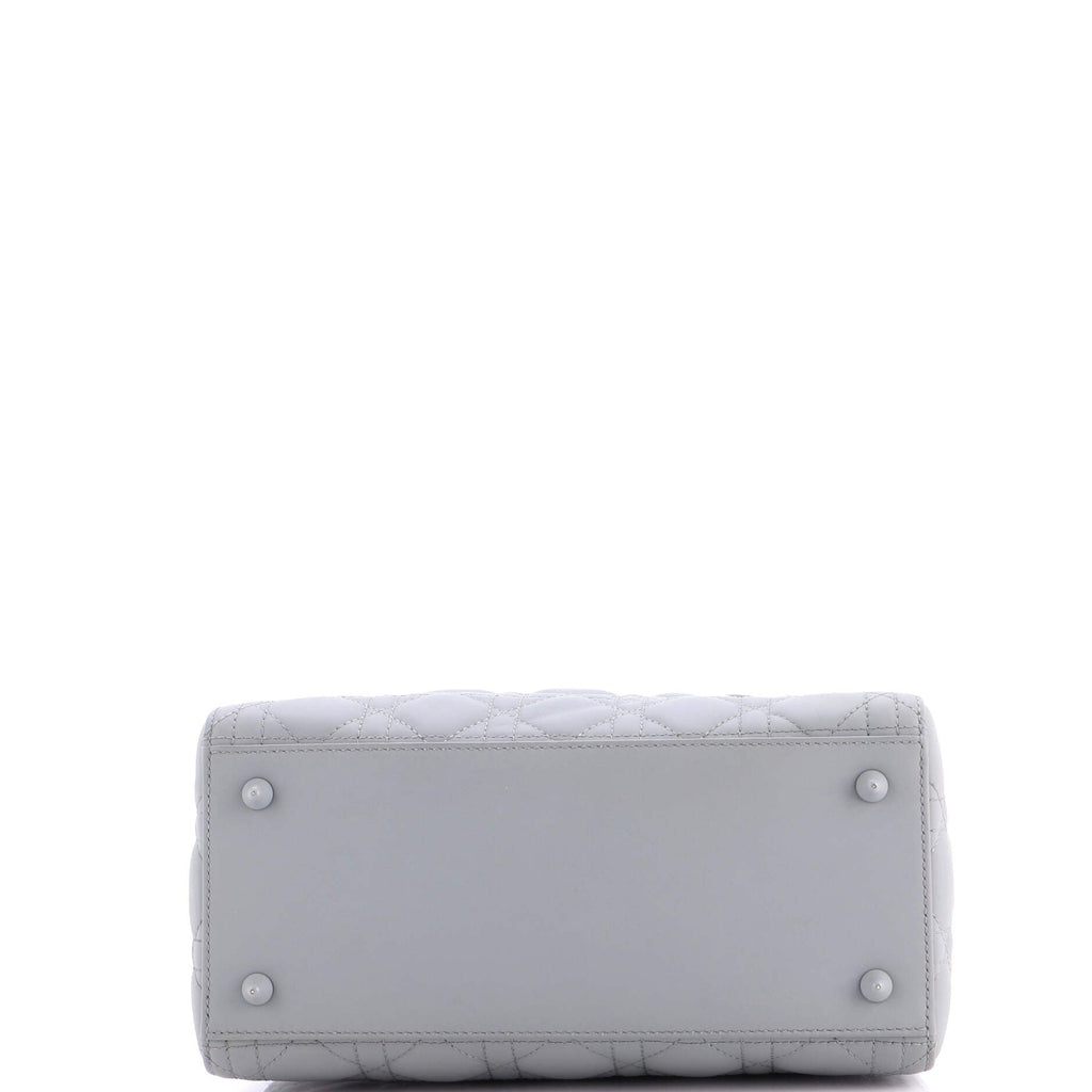 Ultra Matte Lady Dior Bag Cannage Quilt Calfskin Medium
