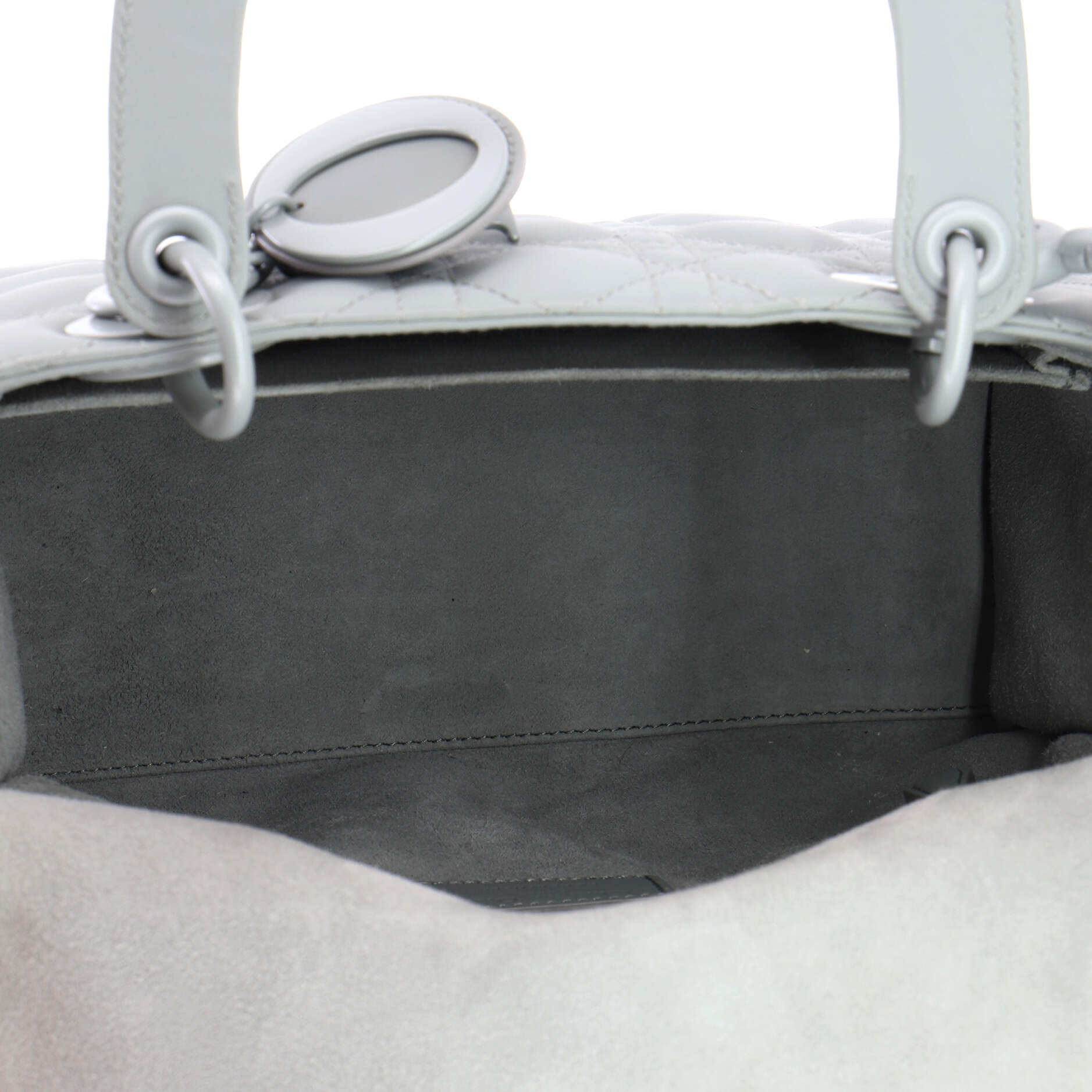 Ultra Matte Lady Dior Bag Cannage Quilt Calfskin Medium