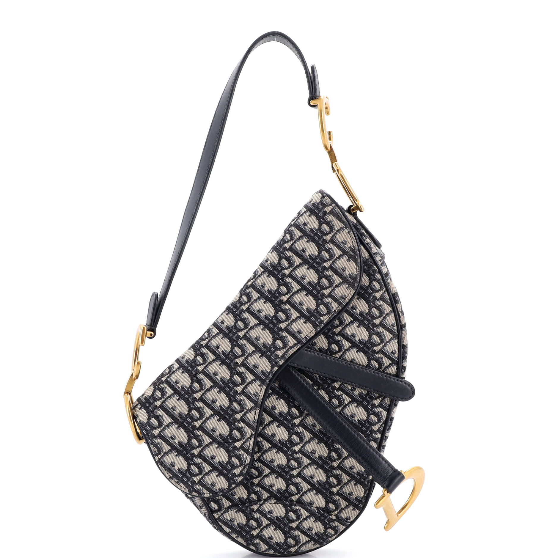 Saddle Handbag Oblique Canvas Medium
