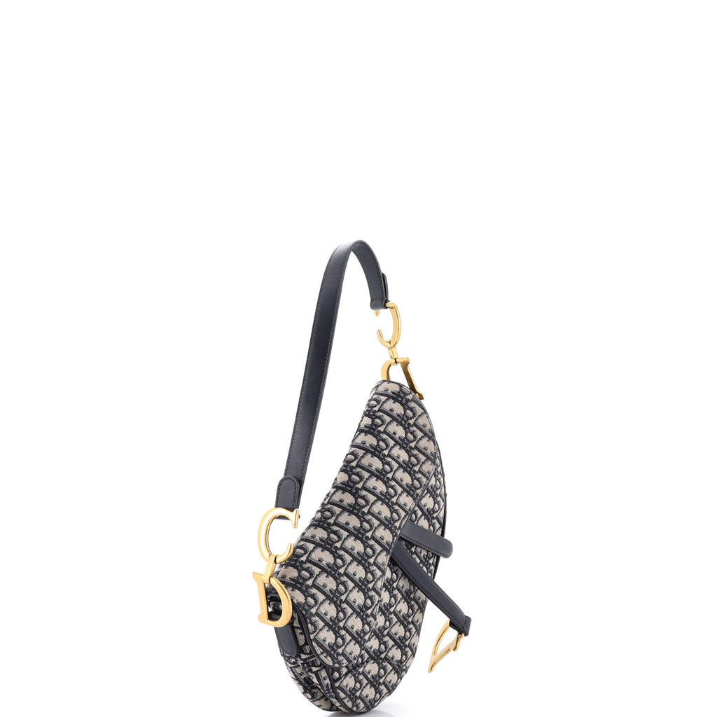 Saddle Handbag Oblique Canvas Medium