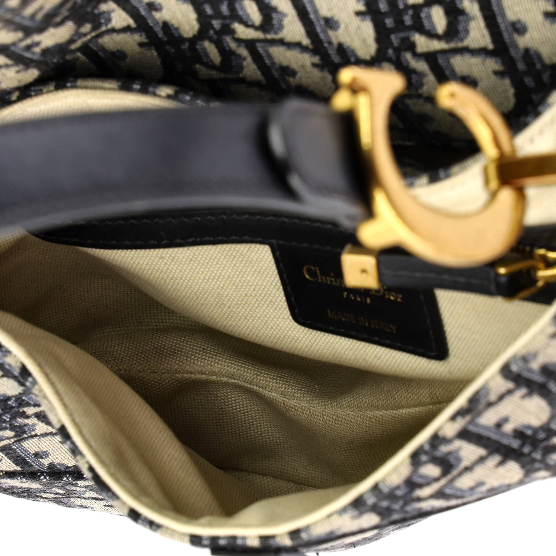 Saddle Handbag Oblique Canvas Medium