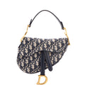 Saddle Handbag Oblique Canvas Mini