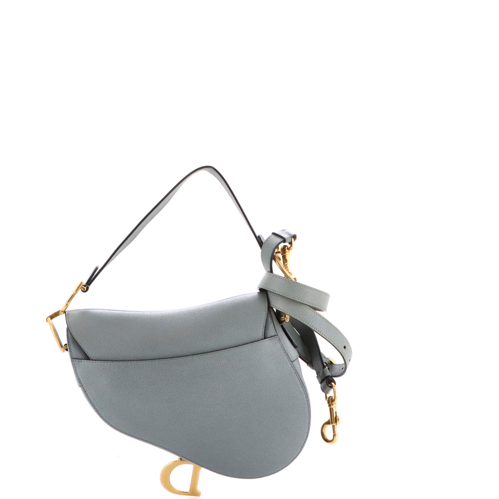 Saddle Handbag with Strap Leather Medium