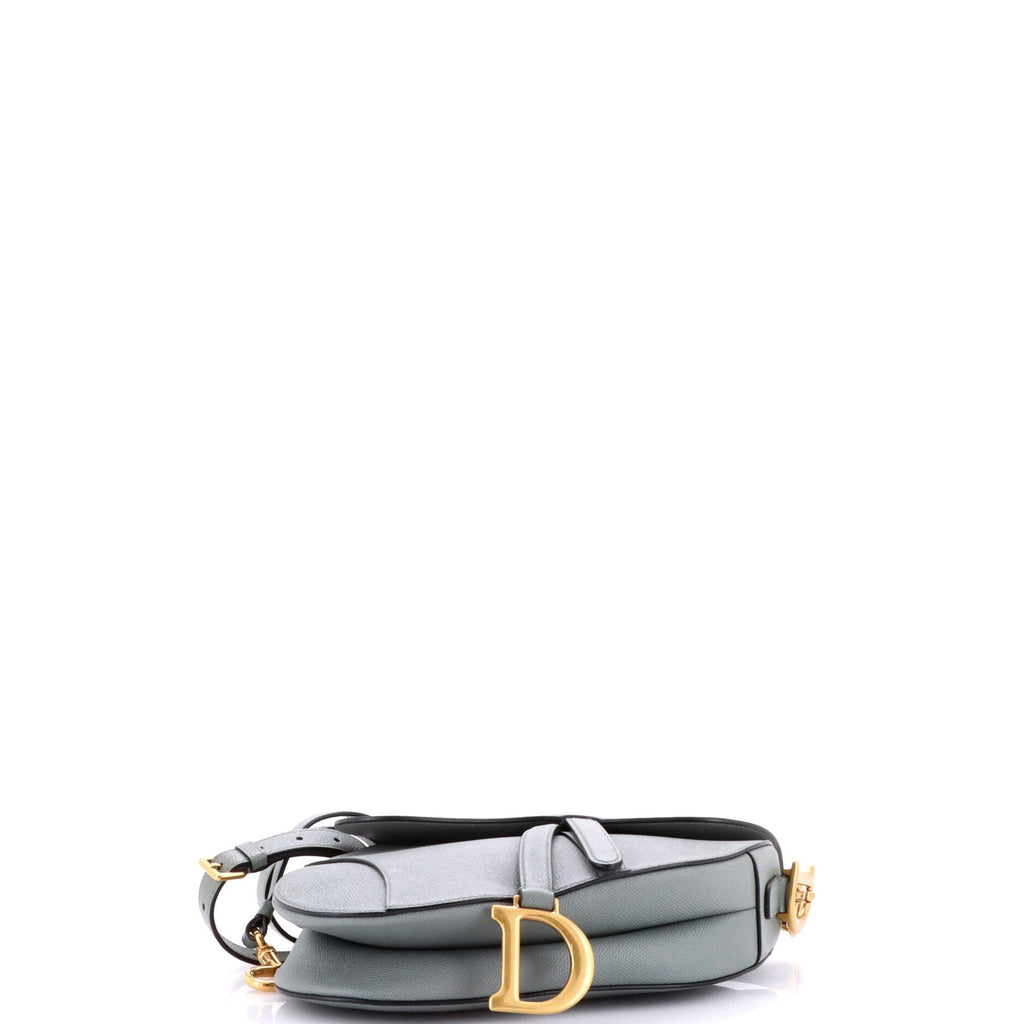 Saddle Handbag with Strap Leather Medium