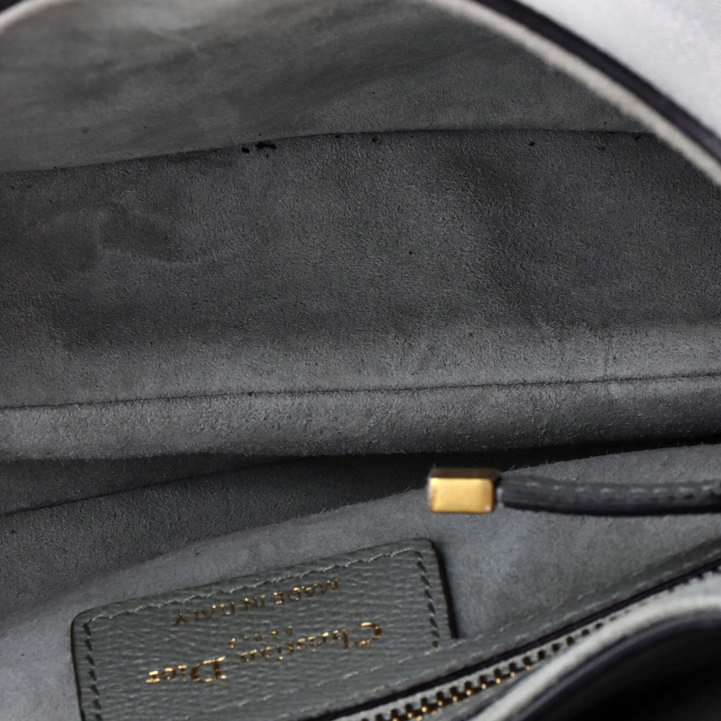 Saddle Handbag with Strap Leather Medium