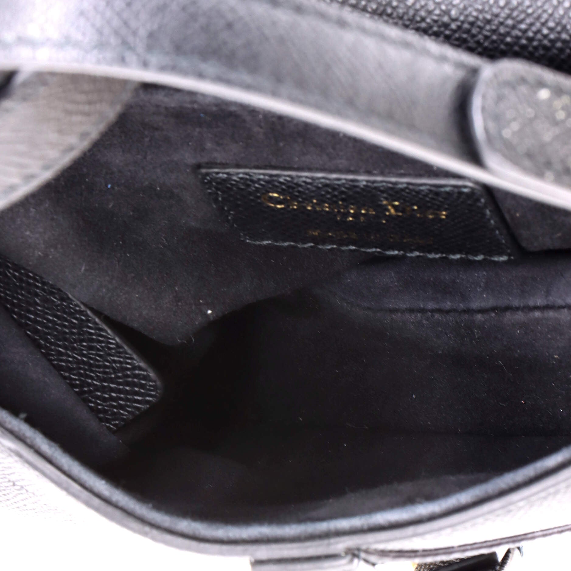 Saddle Handbag with Strap Leather Mini