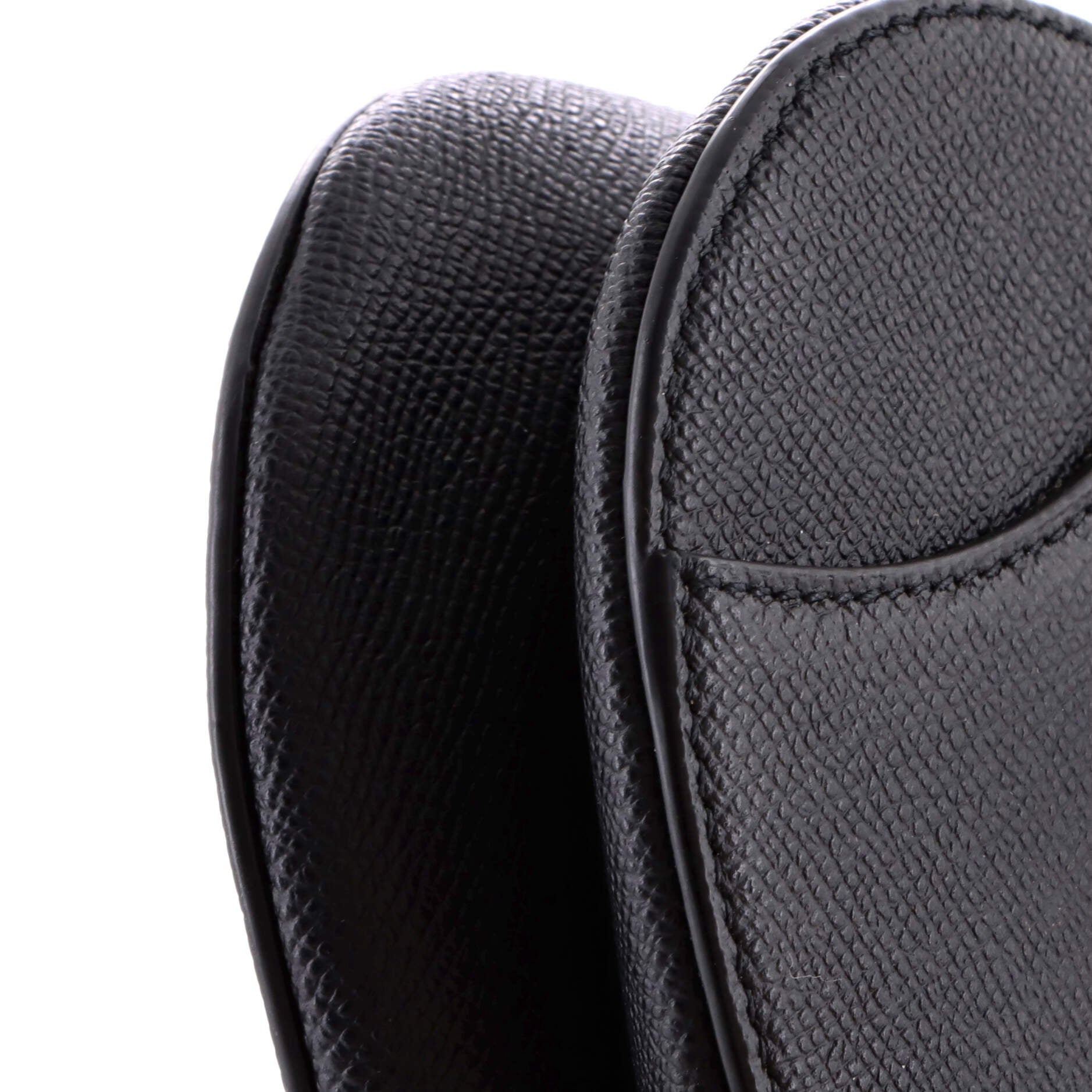 Saddle Handbag with Strap Leather Mini