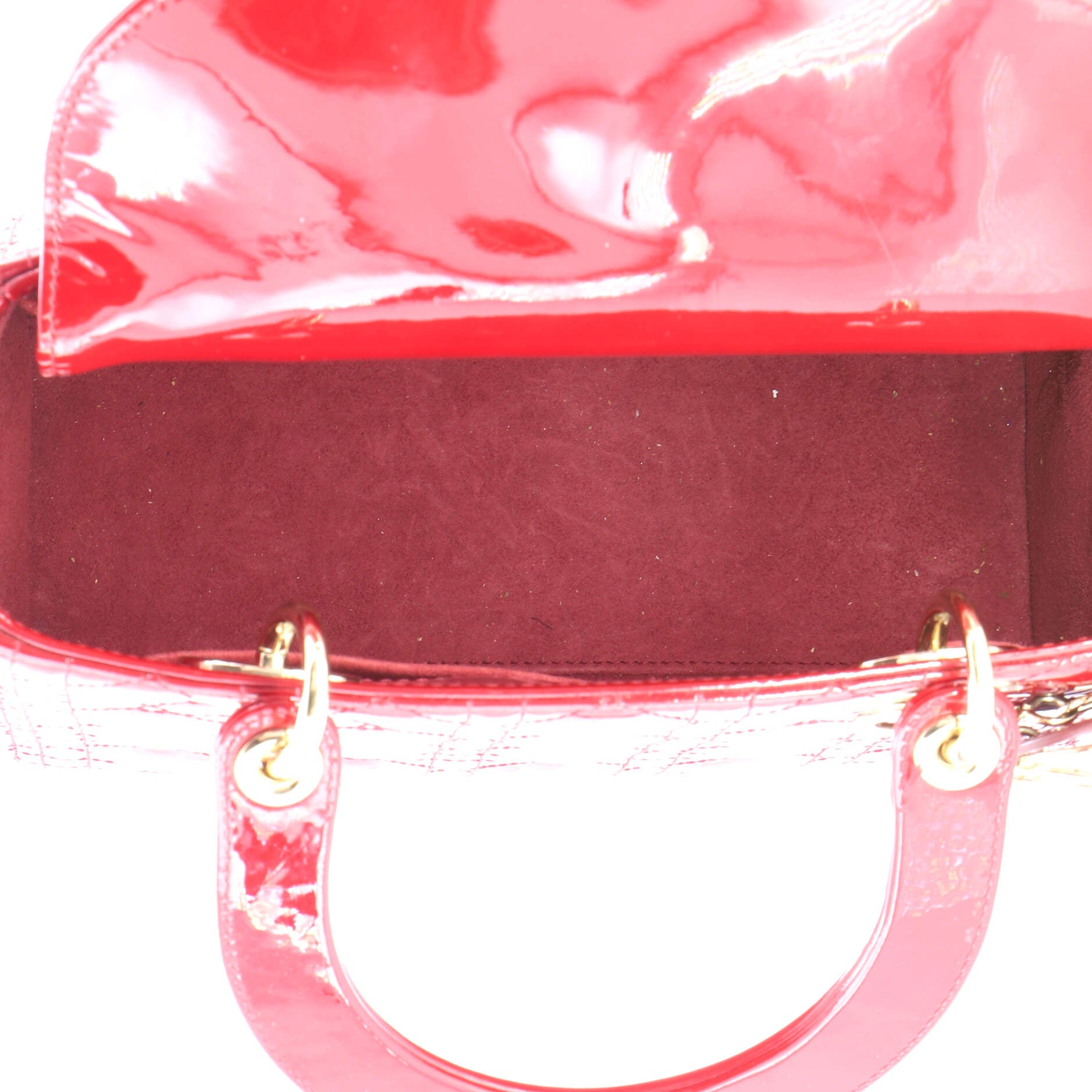 Lady Dior NM Bag Cannage Quilt Patent Medium