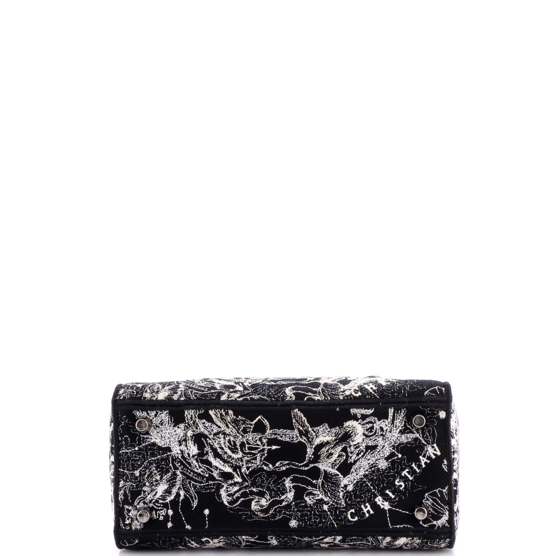 Lady D-Lite Bag Embroidered Canvas Medium