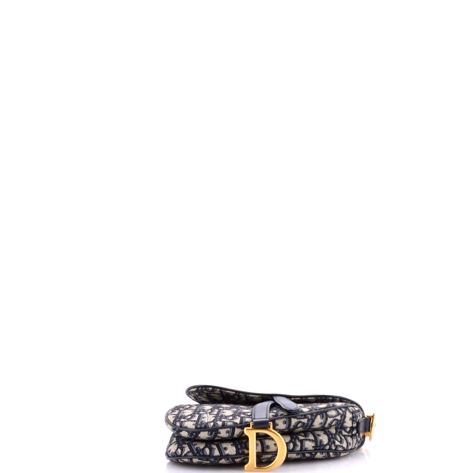 Saddle Handbag Oblique Canvas Mini