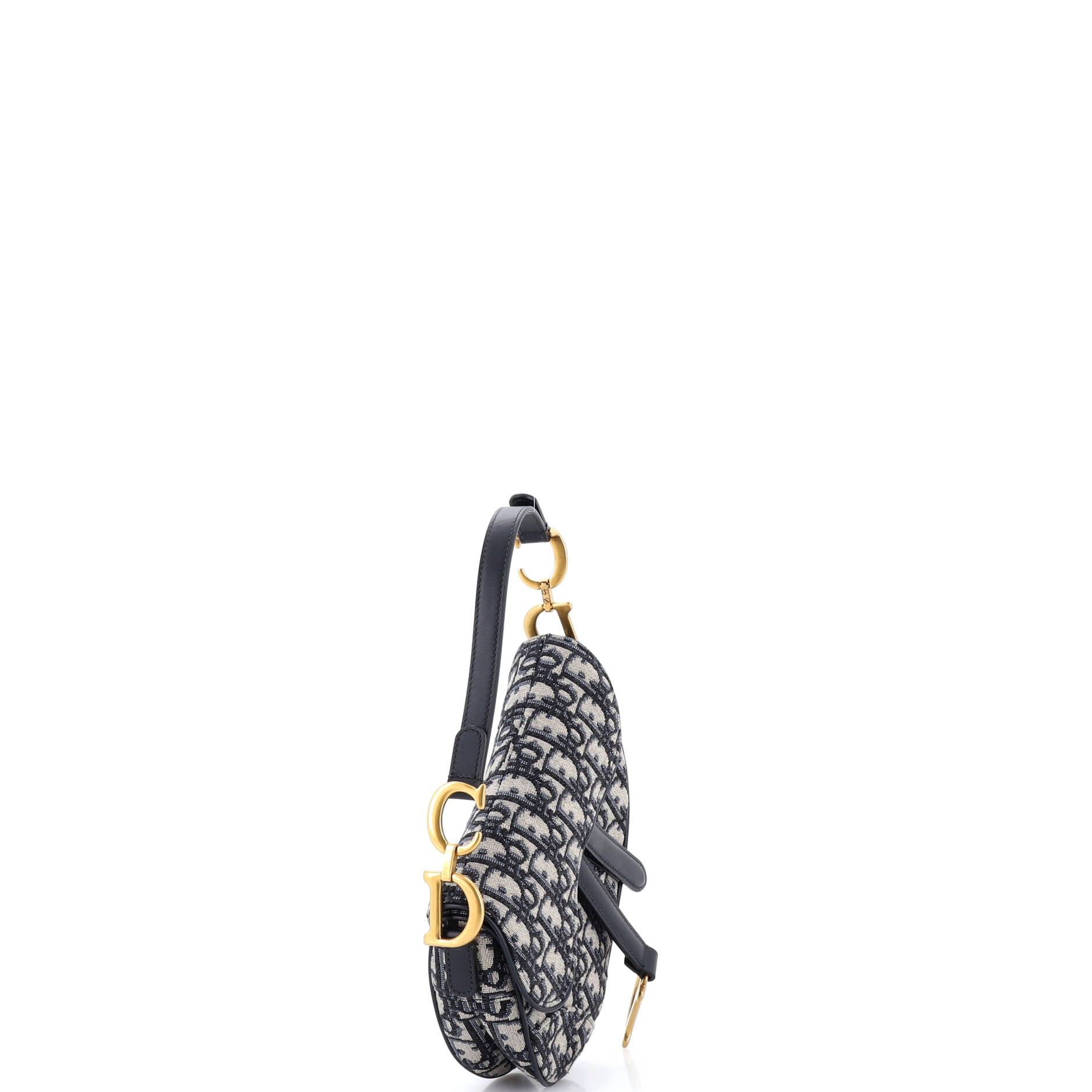 Saddle Handbag Oblique Canvas Mini