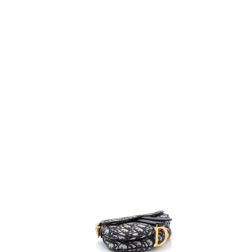Saddle Handbag Oblique Canvas Mini