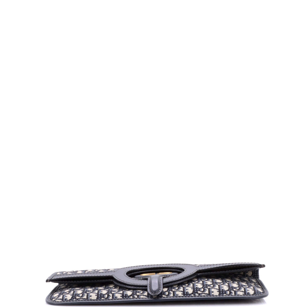 Fold Over Clutch Oblique Canvas