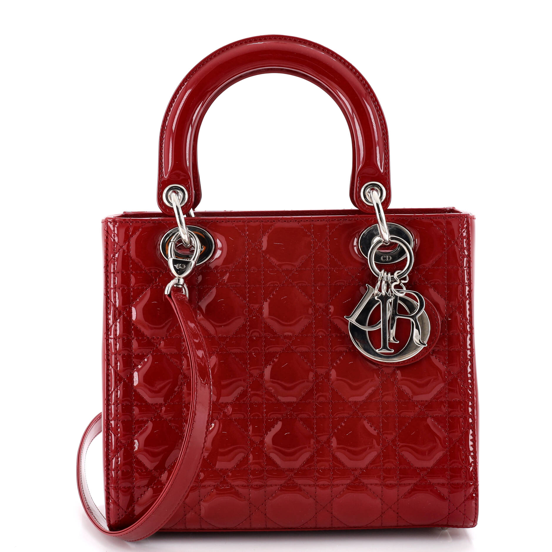 Lady Dior NM Bag Cannage Quilt Patent Medium