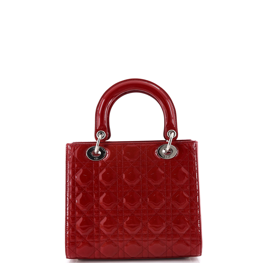 Lady Dior NM Bag Cannage Quilt Patent Medium