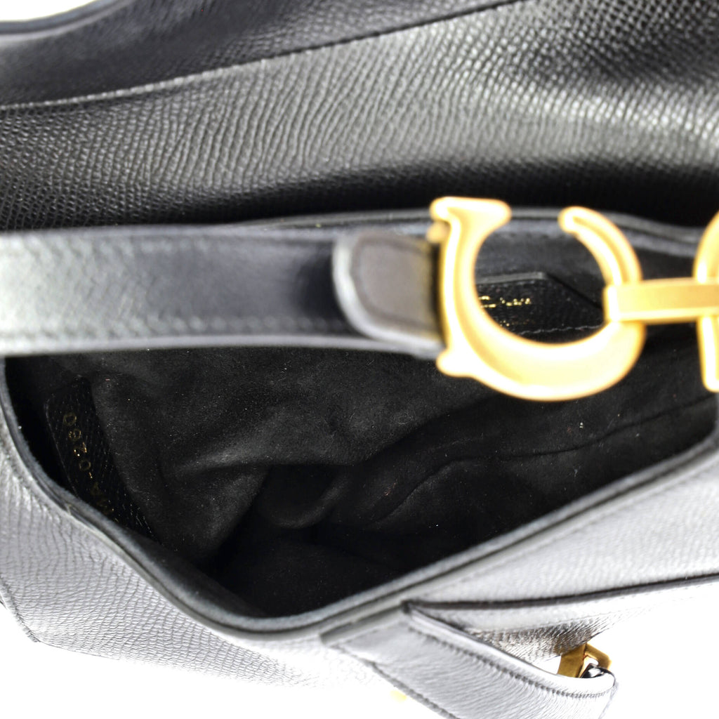 Saddle Handbag Leather Mini
