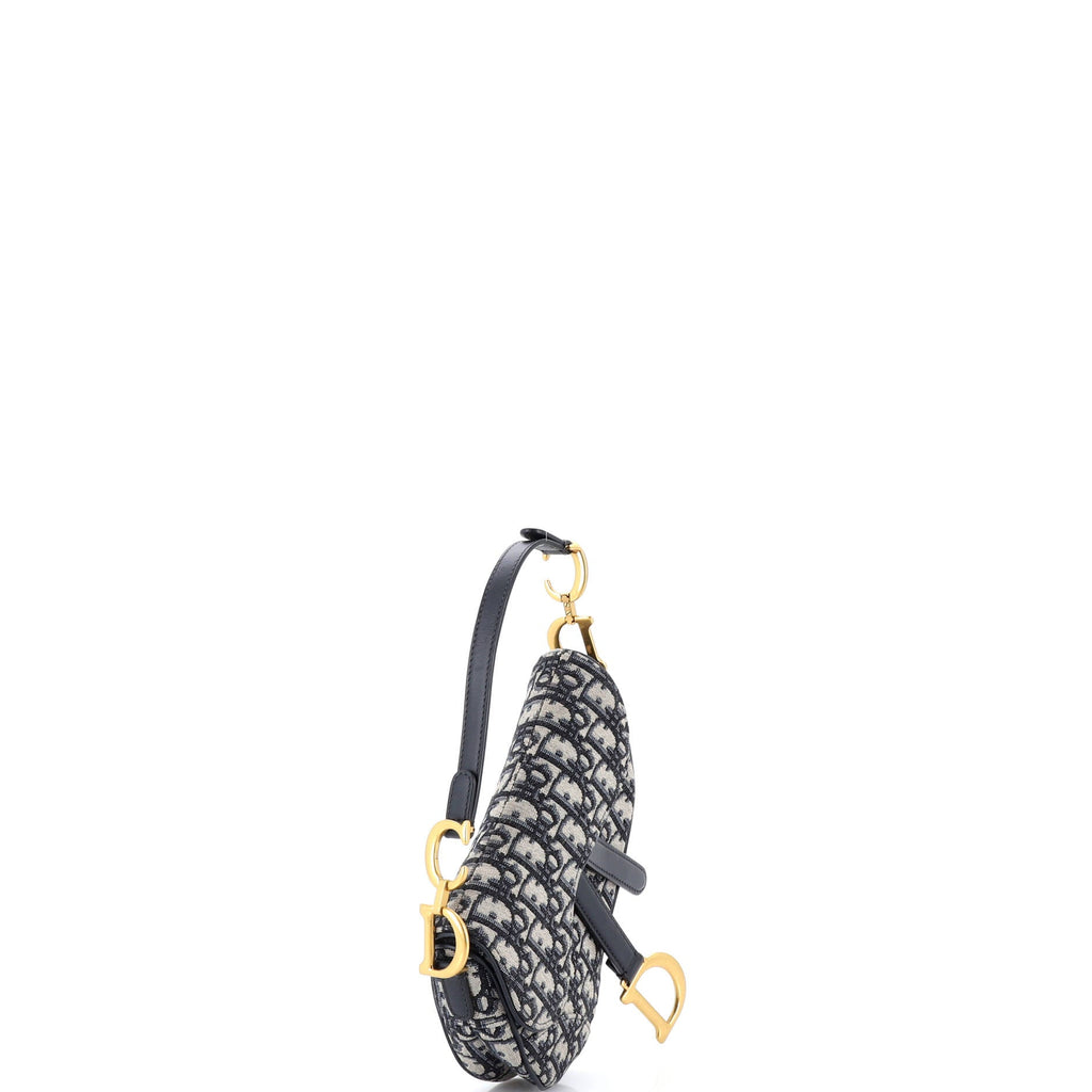 Saddle Handbag Oblique Canvas Mini