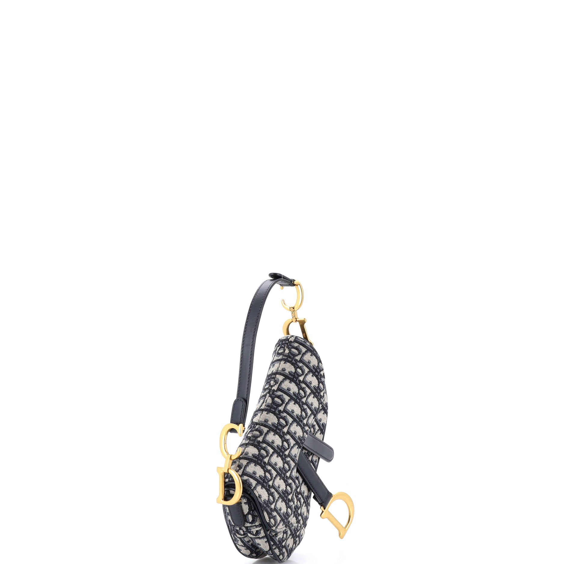 Saddle Handbag Oblique Canvas Mini