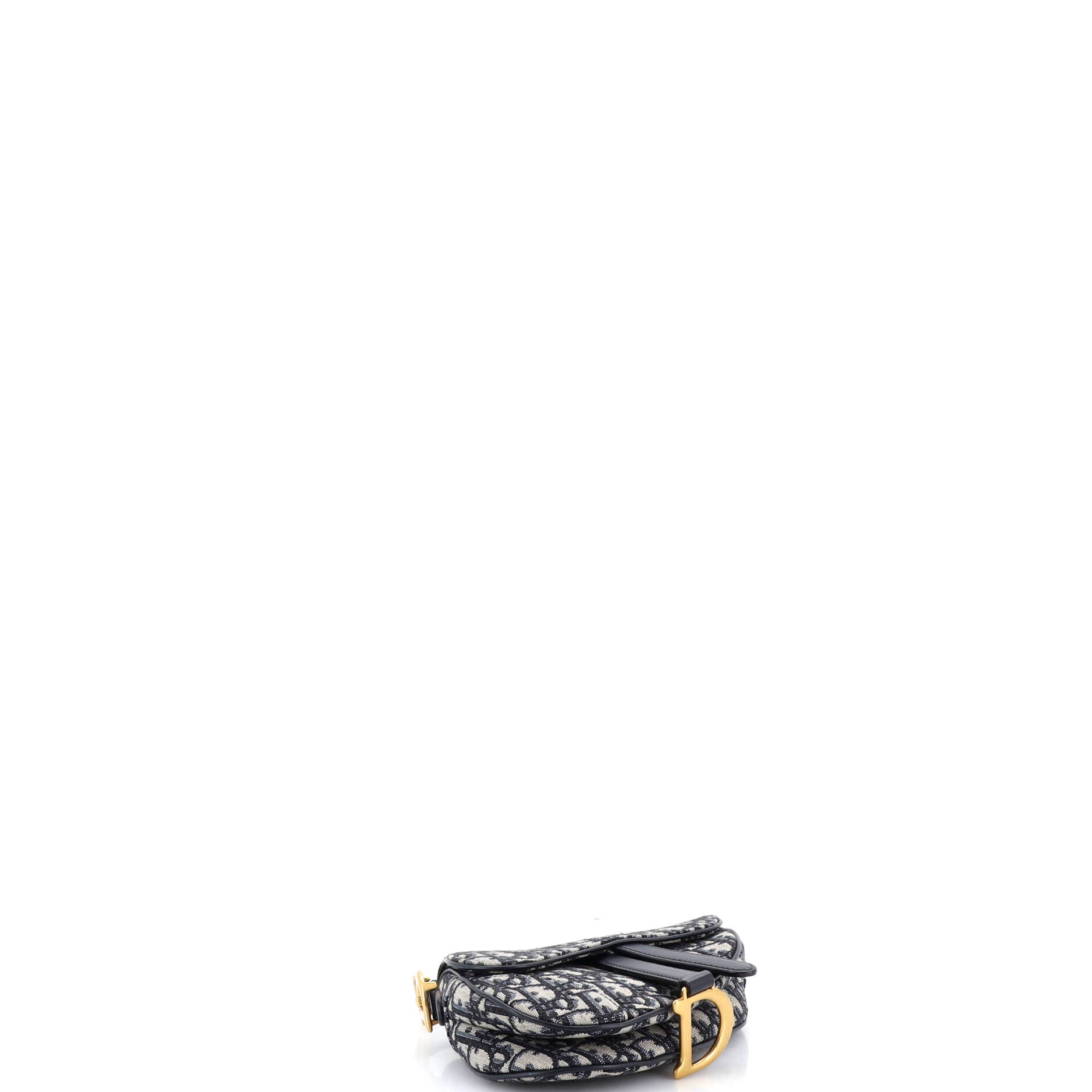 Saddle Handbag Oblique Canvas Mini