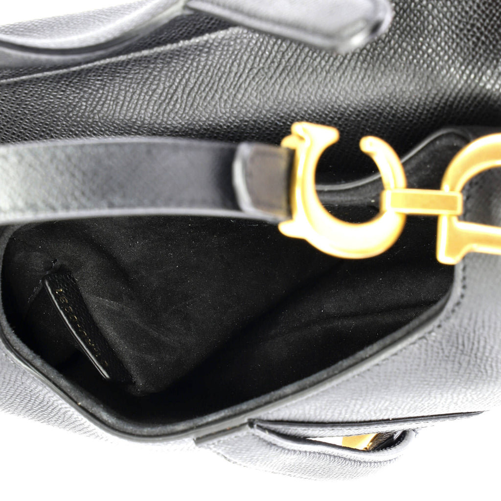 Saddle Handbag Leather Mini