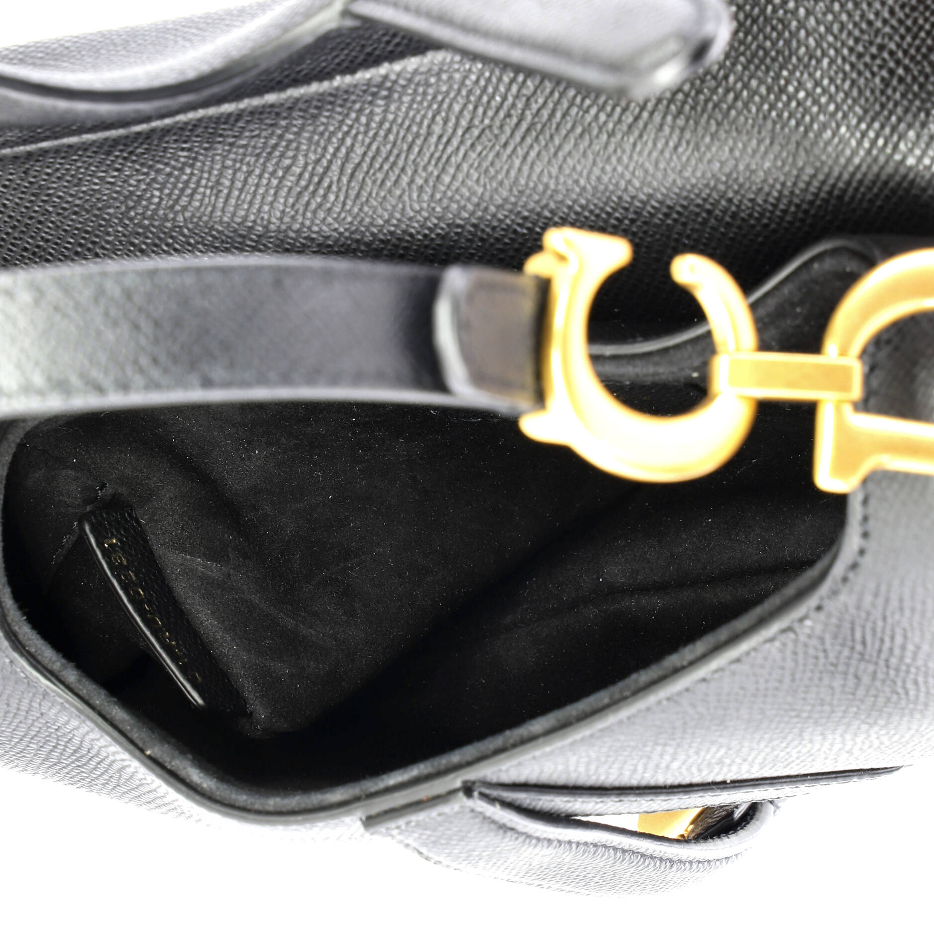Saddle Handbag Leather Mini