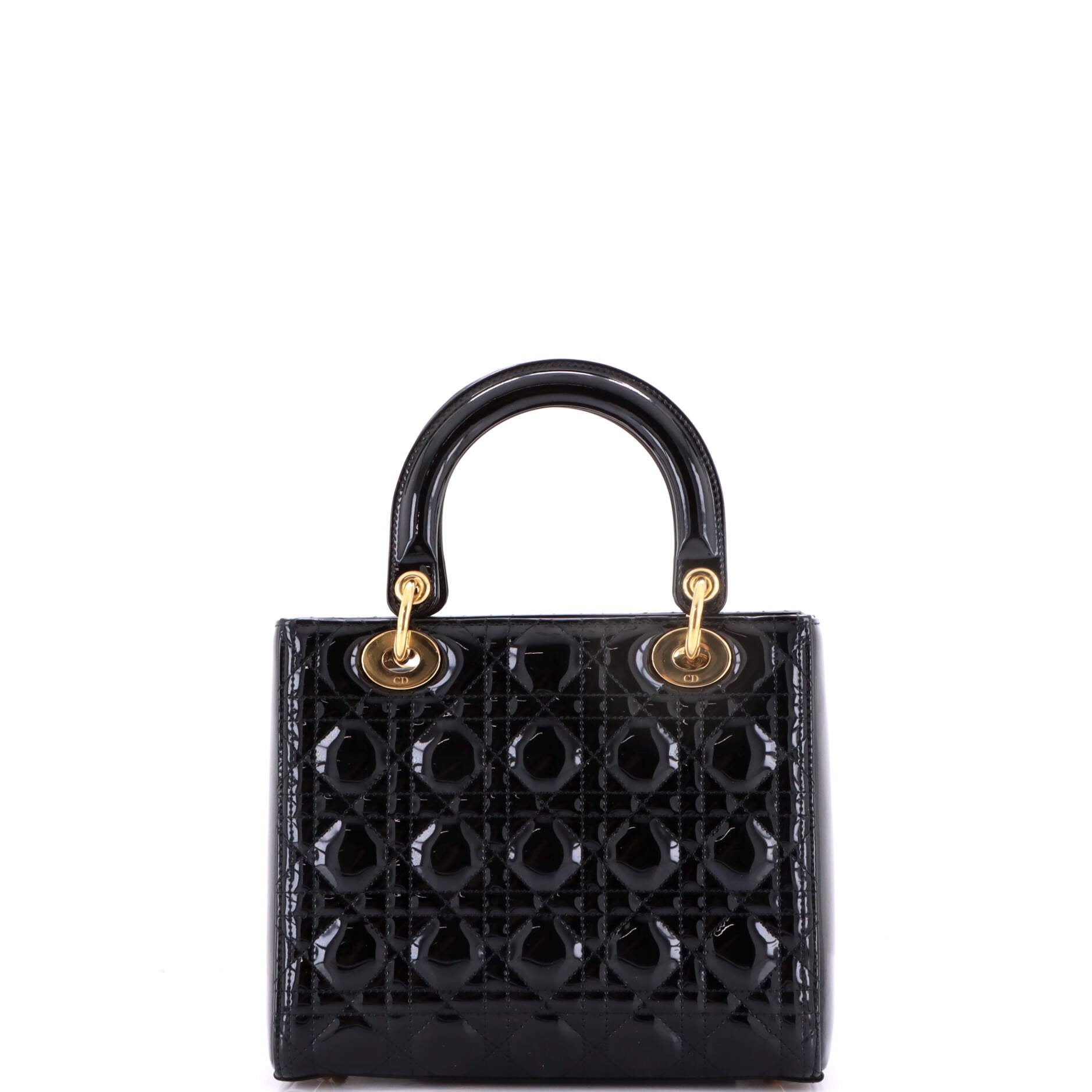 Lady Dior NM Bag Cannage Quilt Patent Medium