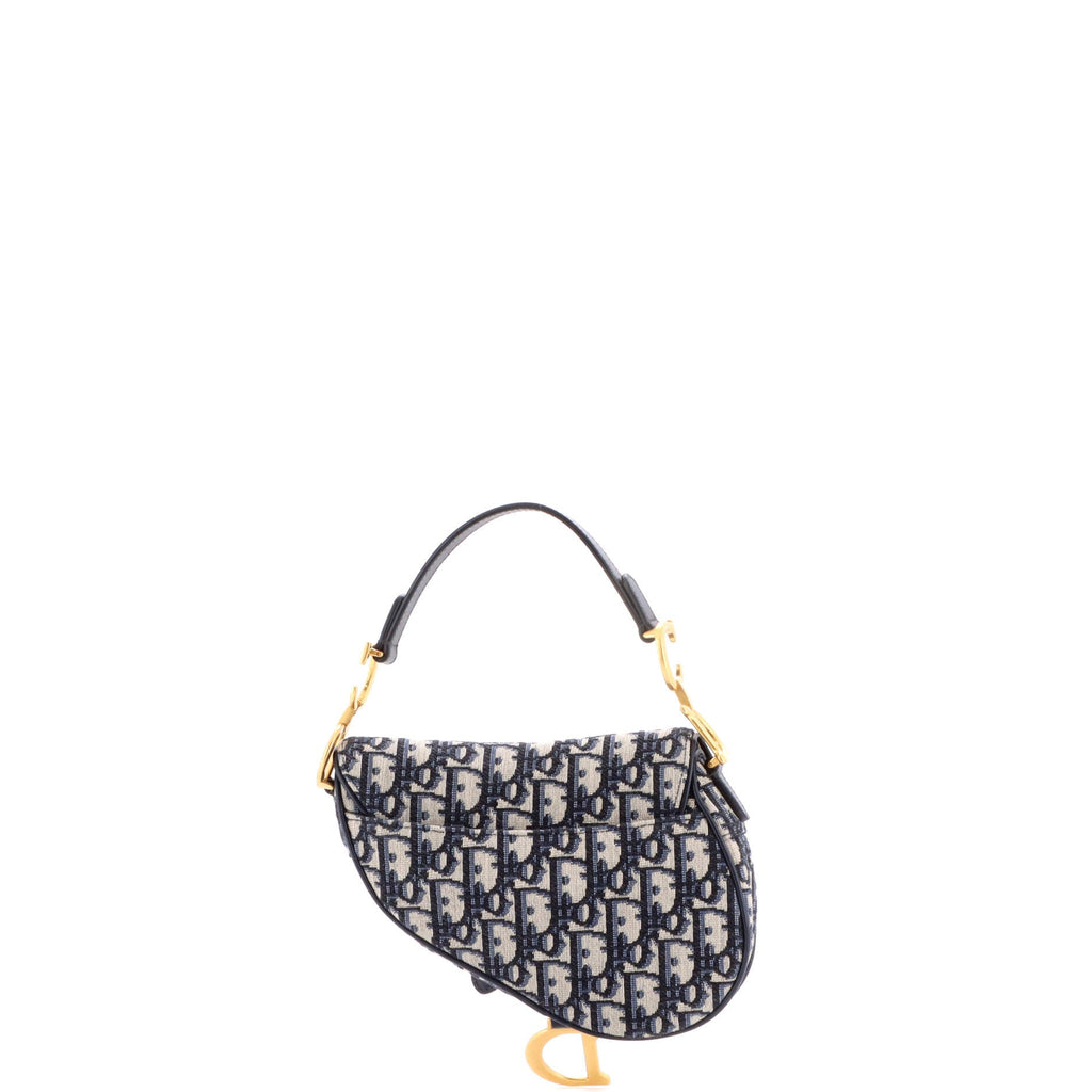 Saddle Handbag Oblique Canvas Mini