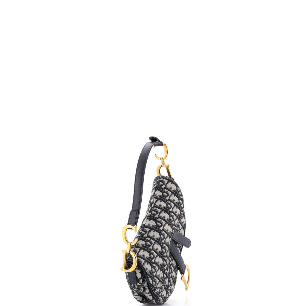 Saddle Handbag Oblique Canvas Mini