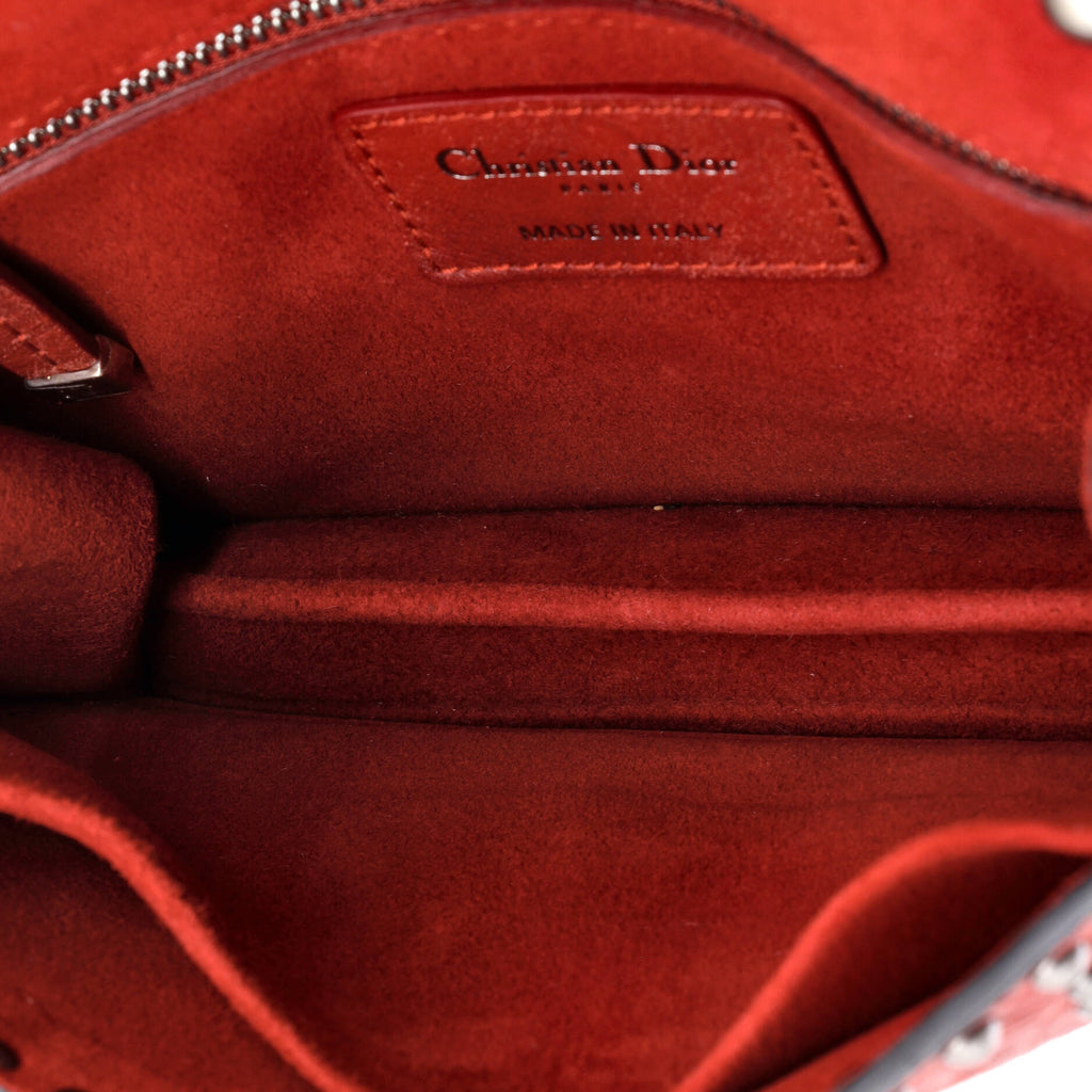 Dioraddict Flap Bag Studded Leather Small