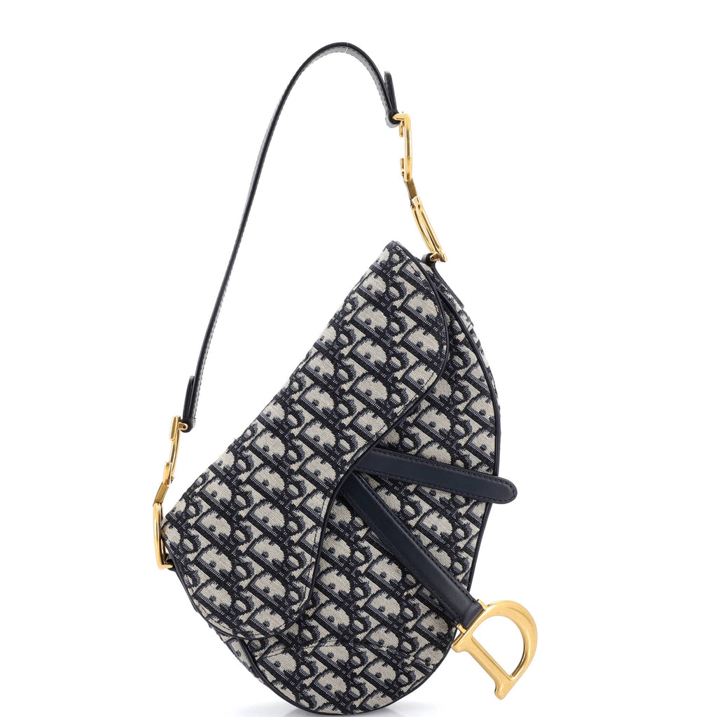 Saddle Handbag Oblique Canvas Medium