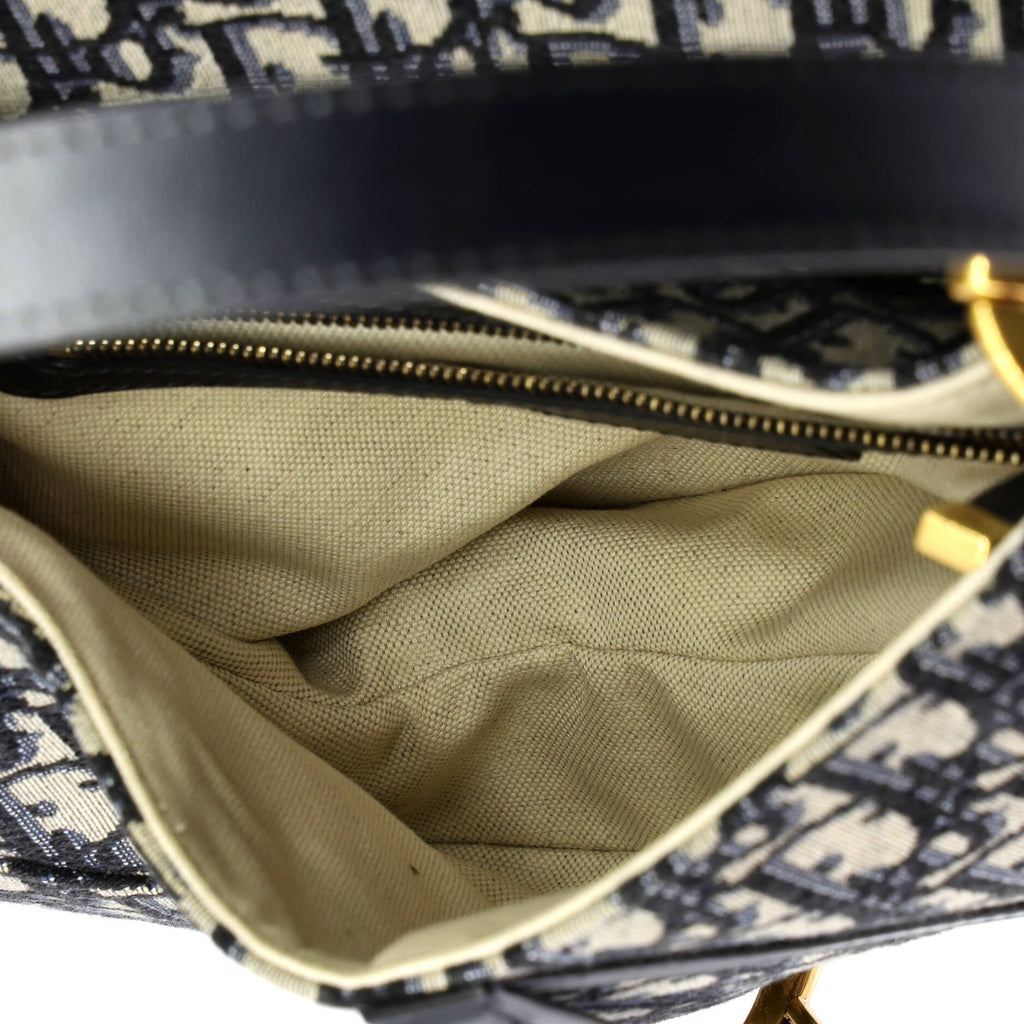 Saddle Handbag Oblique Canvas Medium