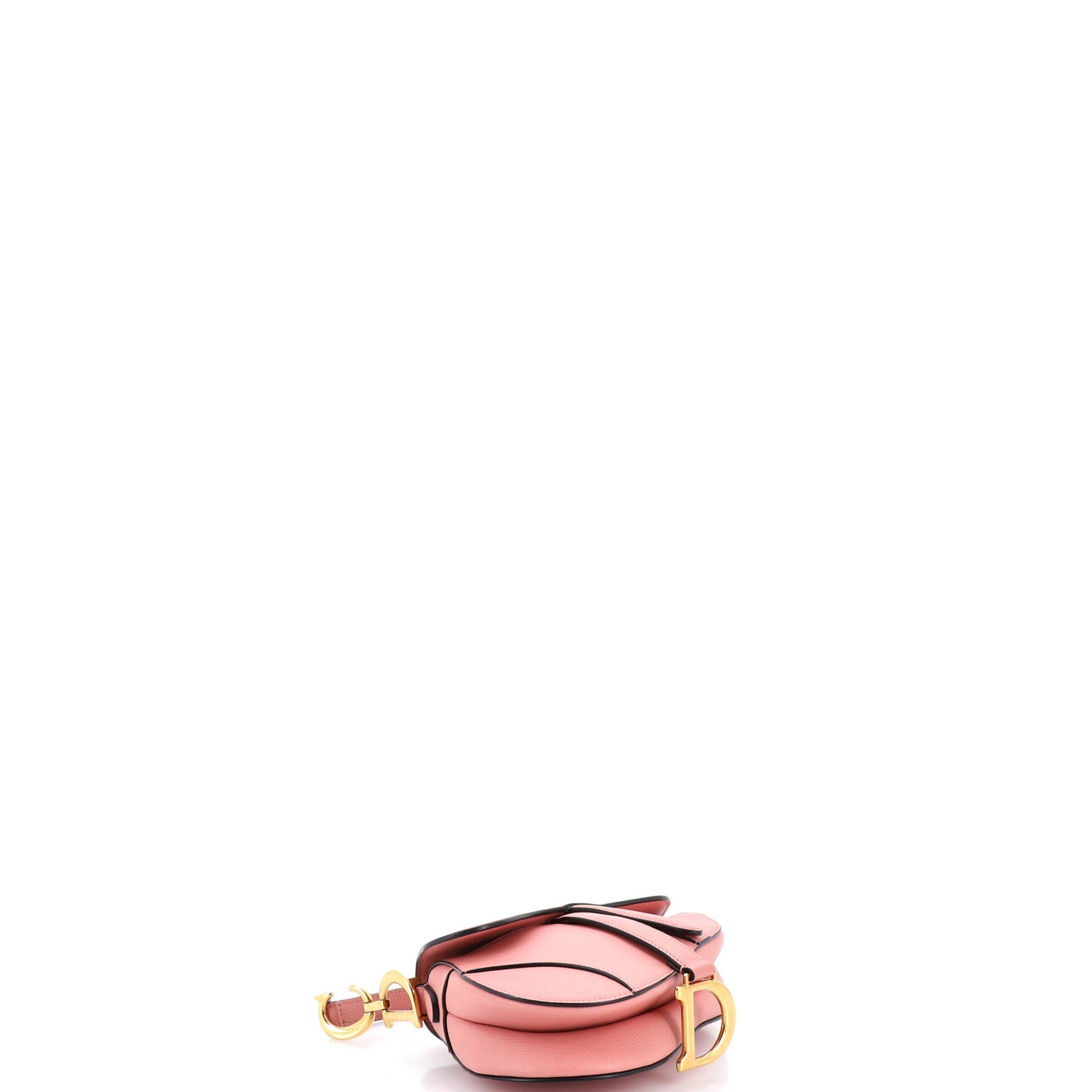 Saddle Handbag Leather Mini