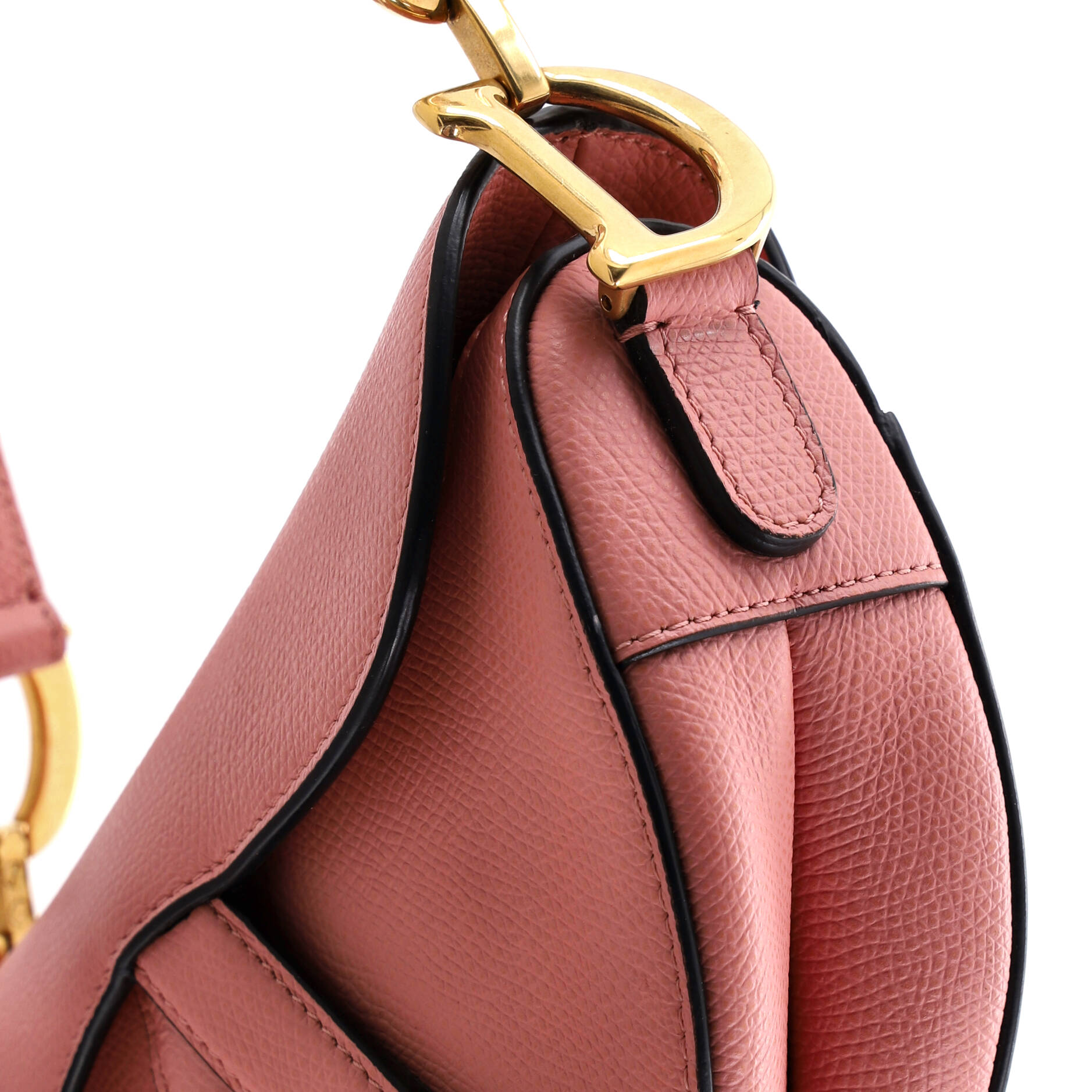 Saddle Handbag Leather Mini