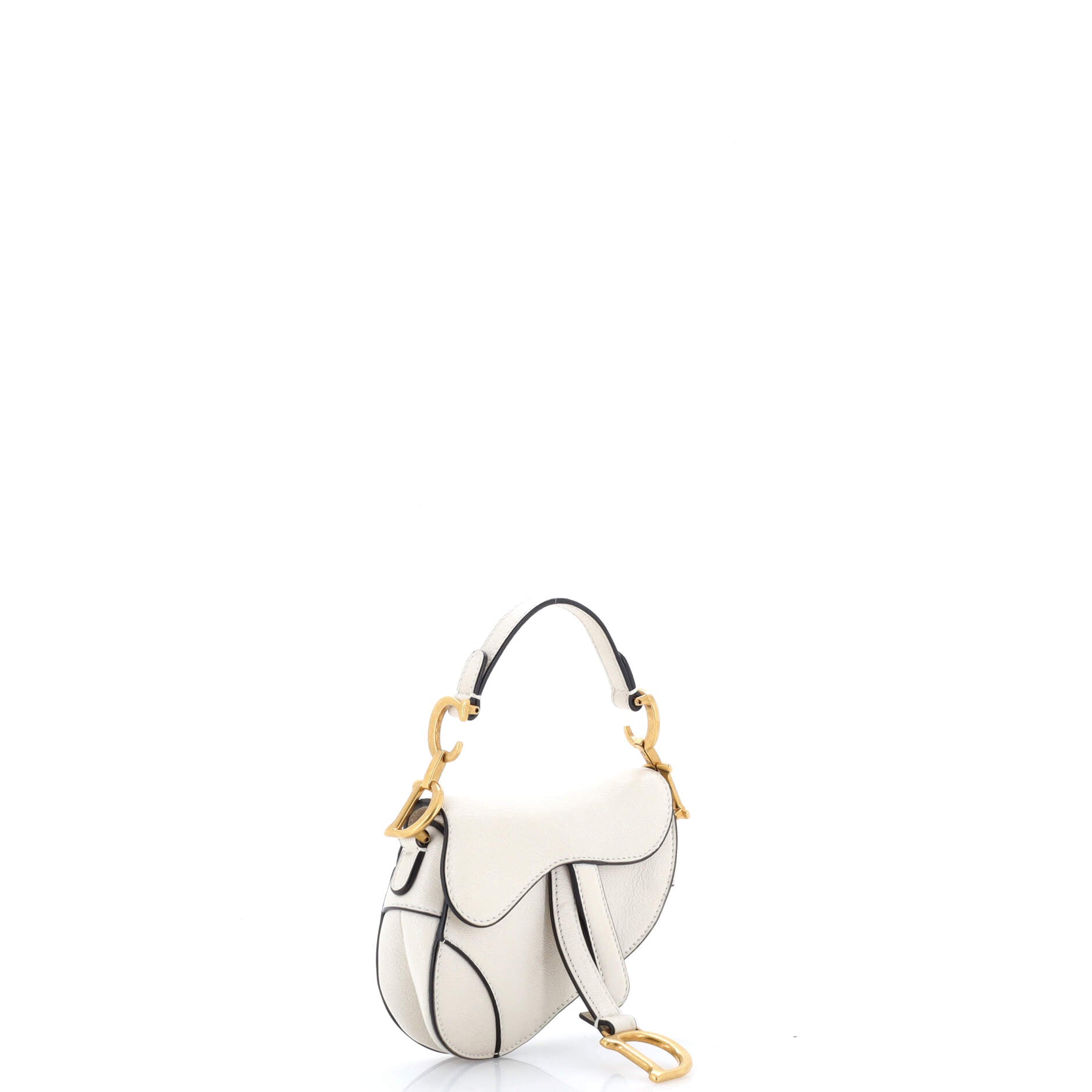 Saddle Handbag Leather Micro