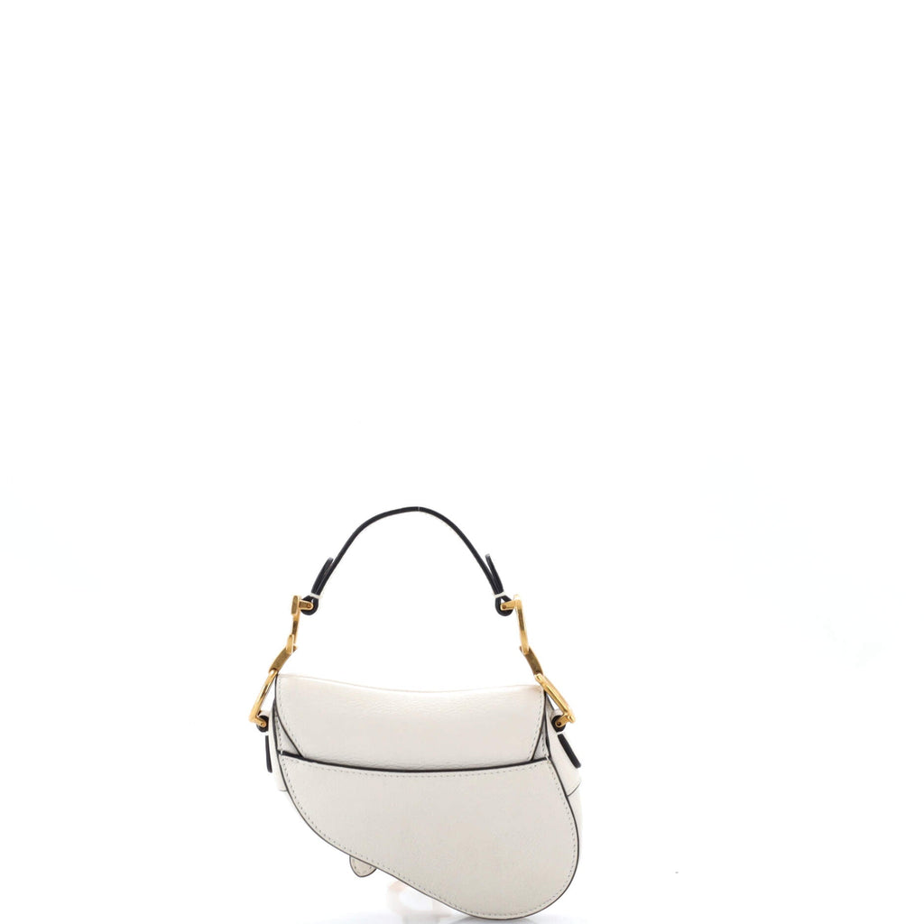 Saddle Handbag Leather Micro