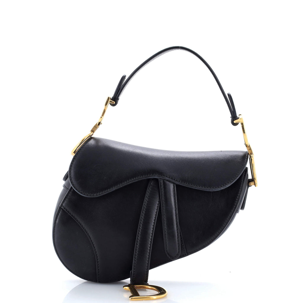 Saddle Handbag Leather Mini