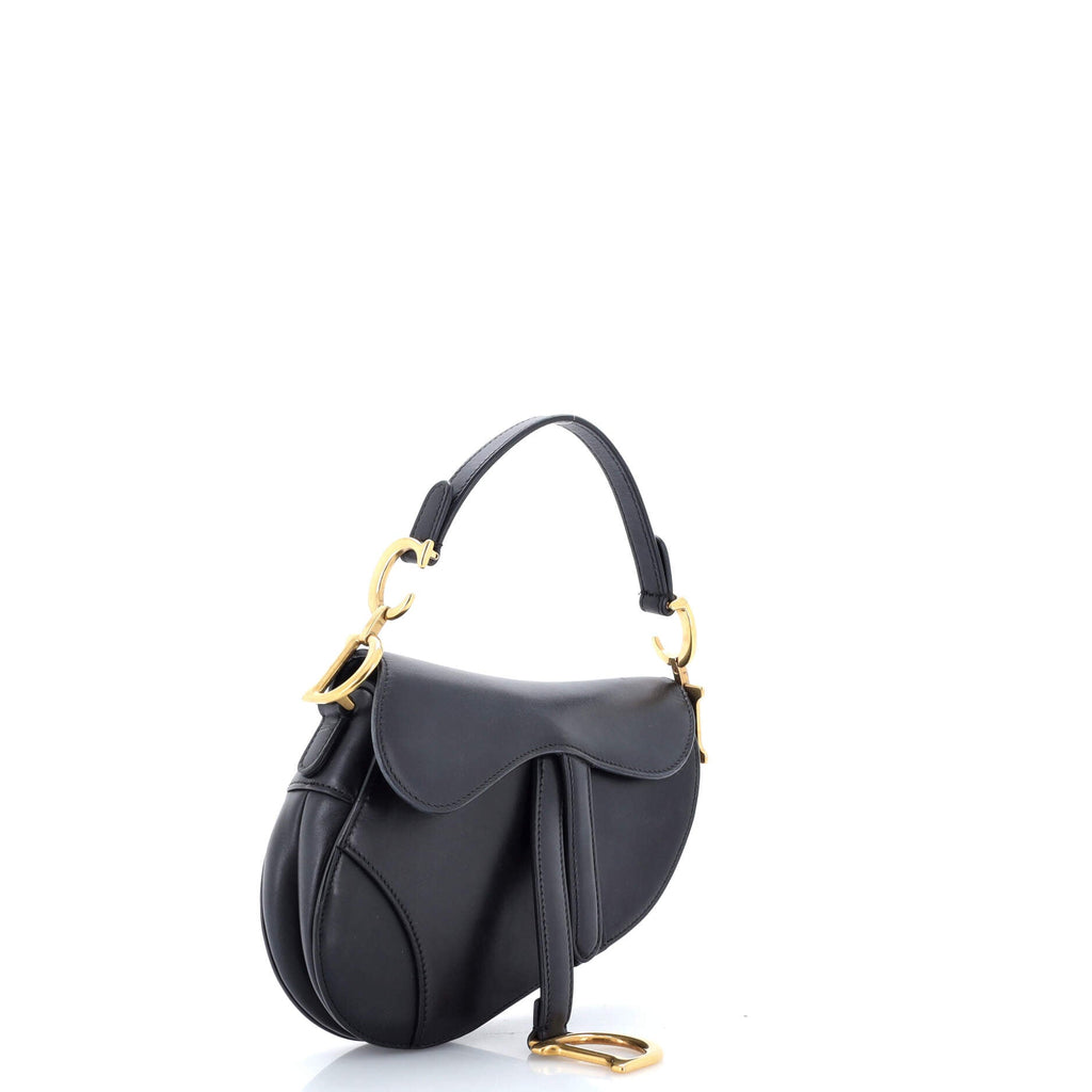 Saddle Handbag Leather Mini