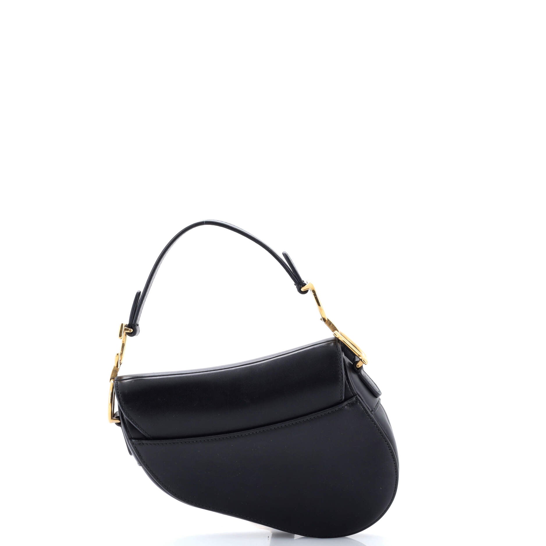 Saddle Handbag Leather Mini