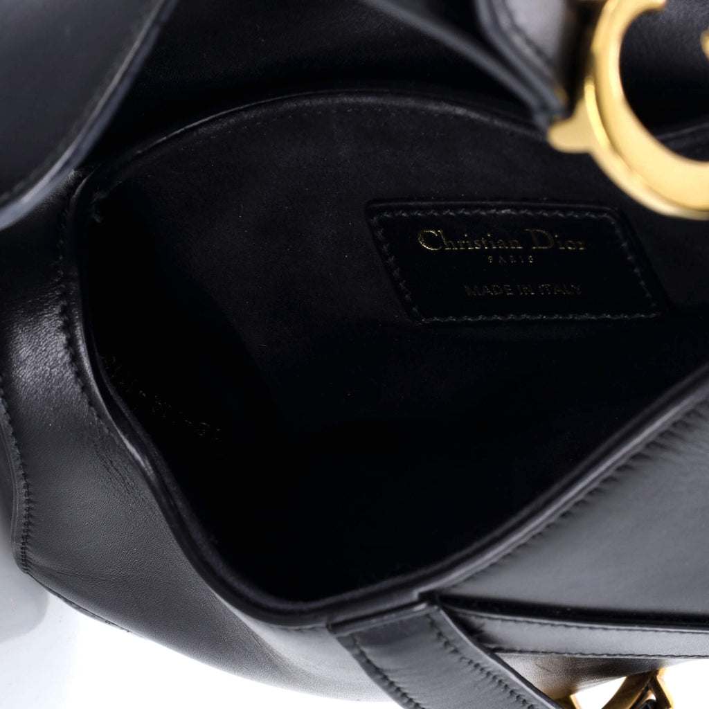 Saddle Handbag Leather Mini