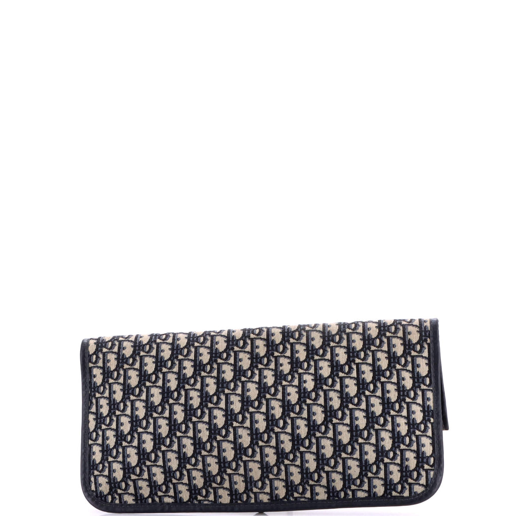 Fold Over Clutch Oblique Canvas