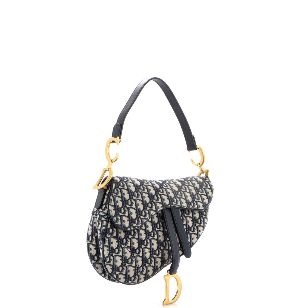 Saddle Handbag Oblique Canvas Medium