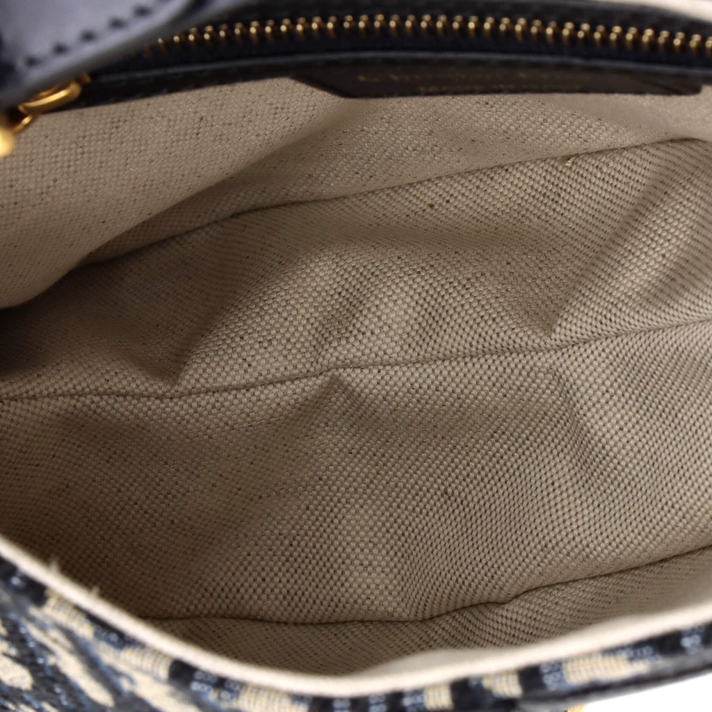 Saddle Handbag Oblique Canvas Medium