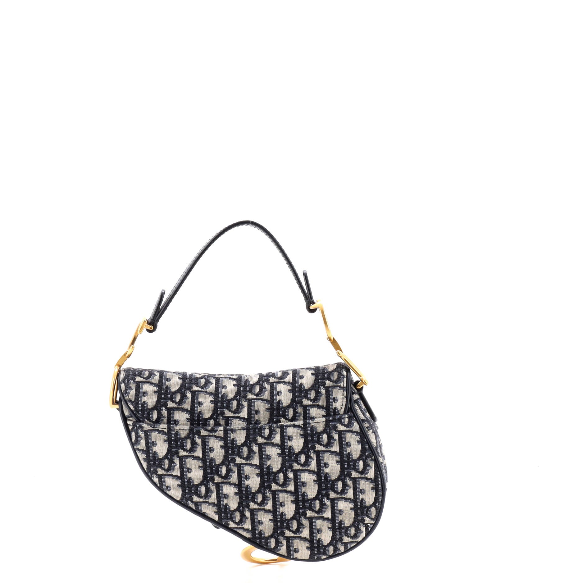 Saddle Handbag Oblique Canvas Mini