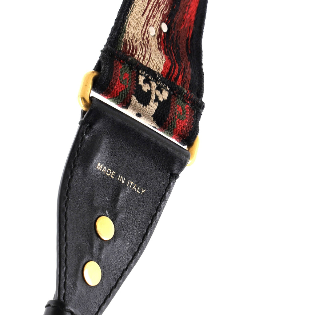 Shoulder Strap Embellished Canvas