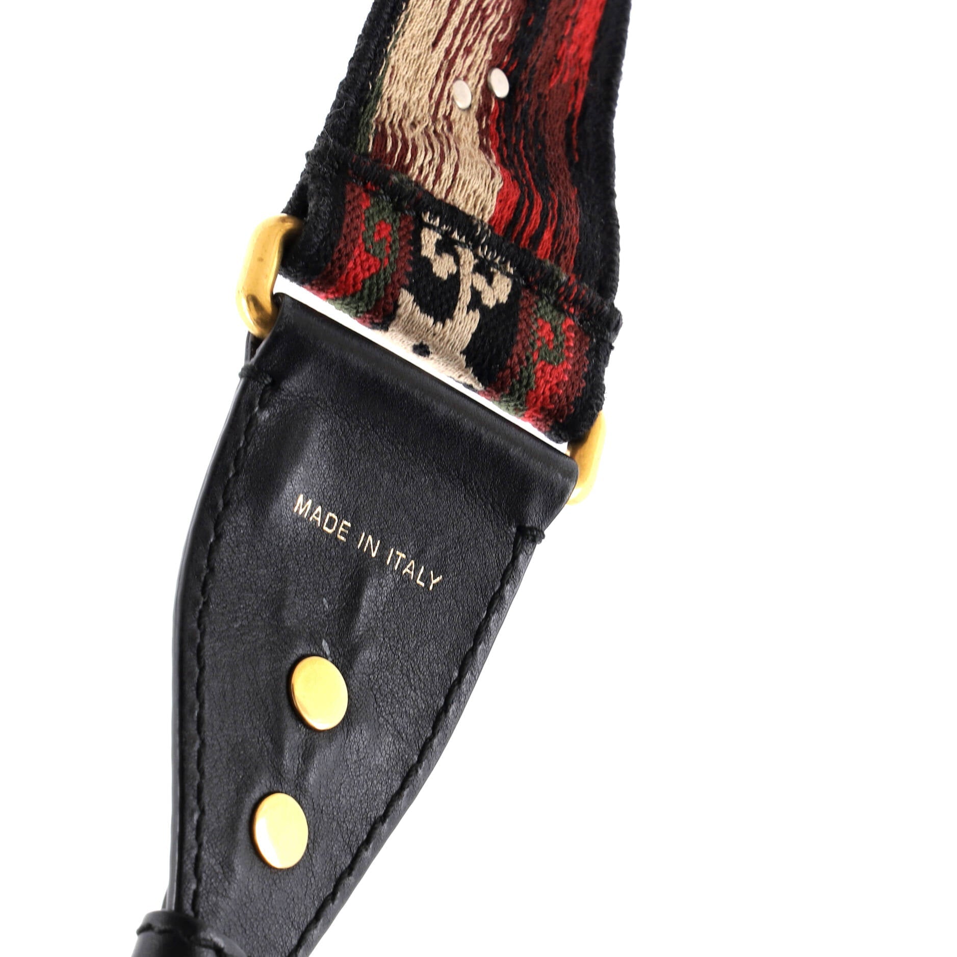 Shoulder Strap Embellished Canvas